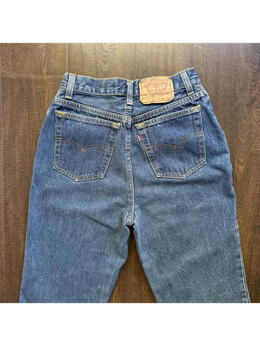 Vintage 80s Levi’s 501 0112 Jeans 25x27 USA Made High Rise Straight Leg Denim